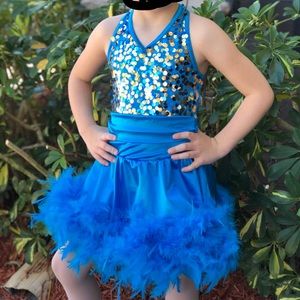 Beautiful BLUE dance costume!